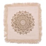 Lotus Mandala  Cushion - 45x45cm - bronze