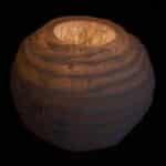 Selenite Snowball Candle Holder - 8 cm - Image 3
