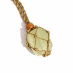 Crystal Gemstone Necklace Cord 45cm/18inch - Sand - Image 3