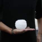 Selenite Snowball Candle Holder - 8 cm - Image 5