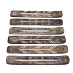 White Washed Incense Holder - Simple - Image 2