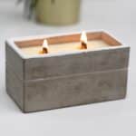 Large Concrete Soy Candle - Spiced South Sea Lime - Image 4