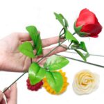 Flower Soap for Craft - Med Rose - White - Image 7