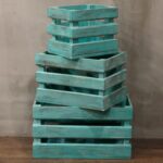 Set of 3 Storage/Display Boxes - Greenwash - Image 3