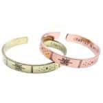 Inspiration Bracelet - Copper Snrise, Galaxy, Stars, Earth - Image 2