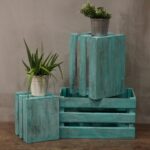 Set of 3 Storage/Display Boxes - Greenwash - Image 4