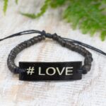 Coco Slogan Bangle - #Love - Image 4