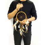 Bali Dreamcatcher - Large Round - Cream/Coffee/Choc - Image 2
