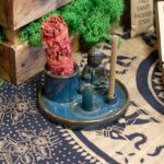 Multi Purpose Buddha Incense Plate - Ceramic Blue - Image 8
