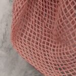 Pure Cotton Mesh Bag - Rose - Image 3
