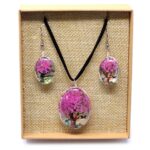 Pressed Flowers - Tree of Life set - Bright Pink - Image 5