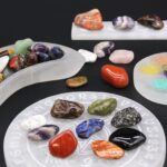 Bag of 12 Medium African Tumble Stones - Grey Agate - Botswana - Image 3
