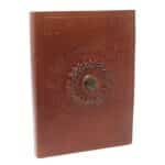 Leather Tigereye Notebook 17x12 cm