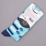 Hop Hare Bamboo Socks (41-46) - Pentagram and Evil Eye - Image 2