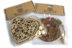 Pack of 2 Christmas Wooden Craft Decoration - Snowman - Image 9