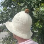 Felted Sauna Bowl Hat - Natural - Image 2