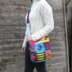 Ethnic Sling Bag - Sand / Peace - Image 5