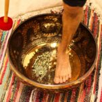 Engraved - Huge Vibrational Feet Standing Bowl - 50x20cm (10.7kg) - Image 8