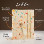 Med Lokta Mixed Colour Cotton Notebook Lrg (15x12cm) - 45 leafs - Image 2