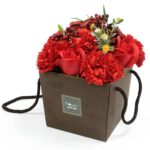 Soap Flower Bouqet - Red Rose & Carnation - Special
