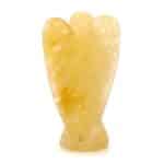 Hand Carved Gemstone Angel - Yellow Aventurine - Image 2