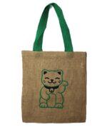 Large Jute Tote Bag Mystic Designs - Hamsa - Image 3