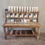 A&C 1.8m Standard Table with top shelf