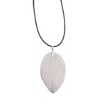 Necklace - Bravery Leaf - Silver