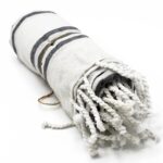Hamman Spa Towel - Charcoal - 90x170cm - Image 2