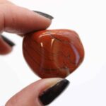 Bag of 12 Medium African Tumble Stones - Jasper - Red - Image 3