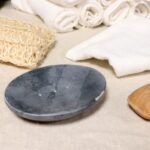 Grey Soapstone Soap Dish 10x12cm- Classic Oval - Image 8
