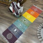 100% Cotton Yoga Rug - 60x200cm - 7 Chakras - Image 4