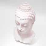Buddha Bust Lamp Cherry Crackle - Oval stand - Image 4