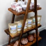 Folding Wooden A-Frame Shelf – Brown - Image 3