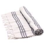 Hamman Spa Towel - Charcoal - 90x170cm - Image 7
