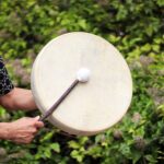Spirit of the Bear - Shaman Drum & Stick- Tunable - 40cm - Image 14