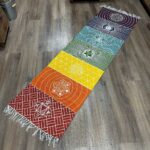 100% Cotton Yoga Rug - 60x200cm - 7 Chakras - Image 7