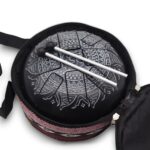Med Steel Tongue Happy Drums  Om Mandala Engraved- 22x15cm - Image 3