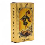 Blue & Gold Foil Tarot Card Set - All Seeing Eye - with booklet - Image 7
