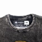 Nomad Sari Stonewashed Cotton T-Shirt - Rebel - Charcoal - Medium - Image 6
