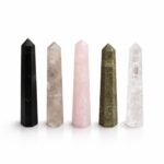 Gemstone Six Face Obelisk Point approx 11cm - Smoky Quartz - Image 2
