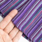 Nomad Sari Grandad Shirt - Black Purple - Large - Image 6
