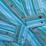 Nomad Sari Grandad Shirt - Turquoise - XL - Image 6