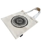Nomad Sari Iconic Basic Tote Bag - Urban Mandala - Natural 4oz - Image 4