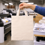 Nomad Sari Iconic Mini Gift Tote Bag - Unprinted- (25x18cm) - Natural 4oz - Image 3
