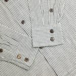Nomad Sari Grandad Shirt - Grey Stone - Large - Image 5