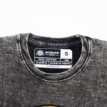 Nomad Sari Stonewashed Cotton T-Shirt - Rebel - Charcoal - Small - Image 4