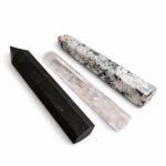 Gemstone Six Face Obelisk Poins approx 17cm - Rock Crystal - Image 4