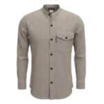 Nomad Sari Grandad Shirt - Grey Stone - XL