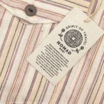 Nomad Sari Grandad Shirt - Brown Beige - Large - Image 4